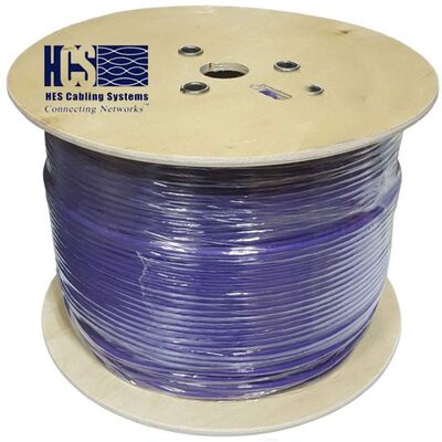 HCS 4x2x23# U/UTP CAT 6 LS0H Mor Renk 500 Metre Makara