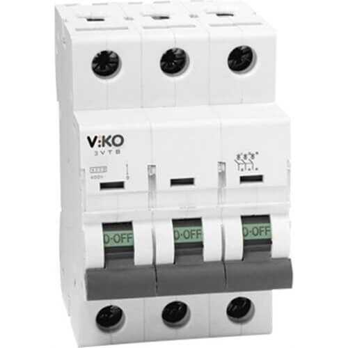 Viko - 6VTB-3C63 3x63A 6kA C Tipi Otomatik Sigorta