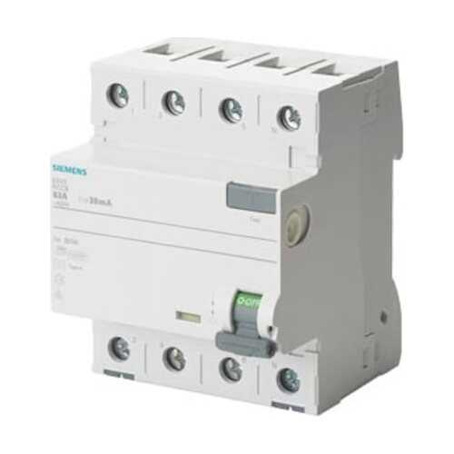 Siemens 5SV3644-6 4x40A 300Ma Kaçak Akım Rölesi
