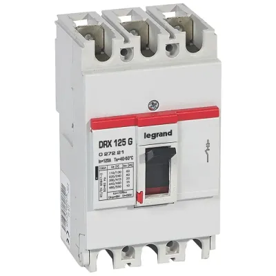 Legrand - 027221 DRX125 160 3P 125A 20kA Termik Manyetik Kompakt Şalter