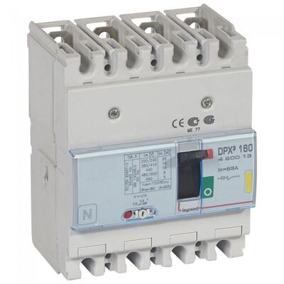 Legrand - 420013 DPX3 160 4P 63A 16kA Termik Manyetik Kompakt Şalter