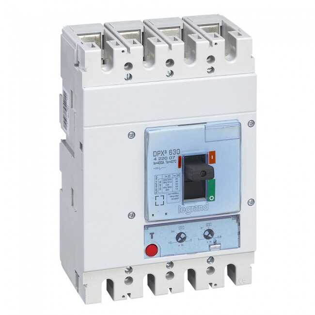 Legrand - 422007 DPX3 630 4P 400A 36kA Termik Manyetik Kompakt Şalter