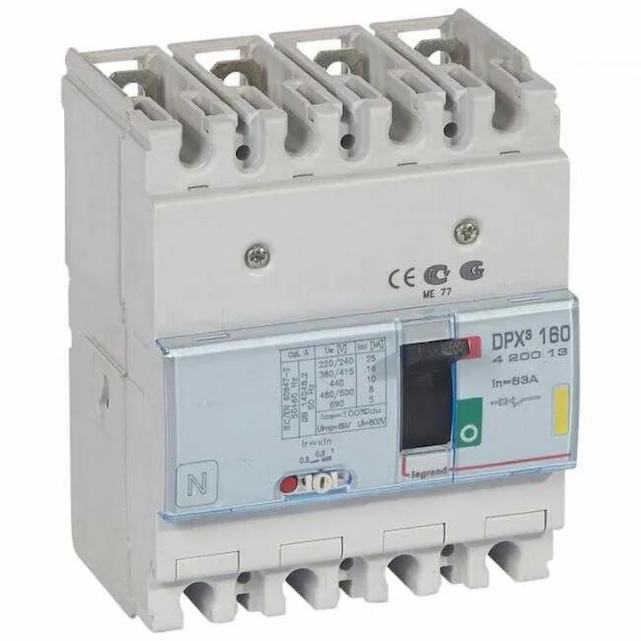 Legrand - 422558 DPX3 1600 3P 800A 50kA Termik Manyetik Kompakt Şalter