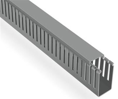 Mutlusan 60x40 Kablo Kanalı (Delikli)(Gri)(2m)