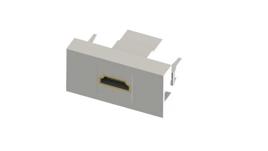 NEAD 2058 45X22,5mm HDMI DİŞİ GİRİŞ ÇIKIŞLI