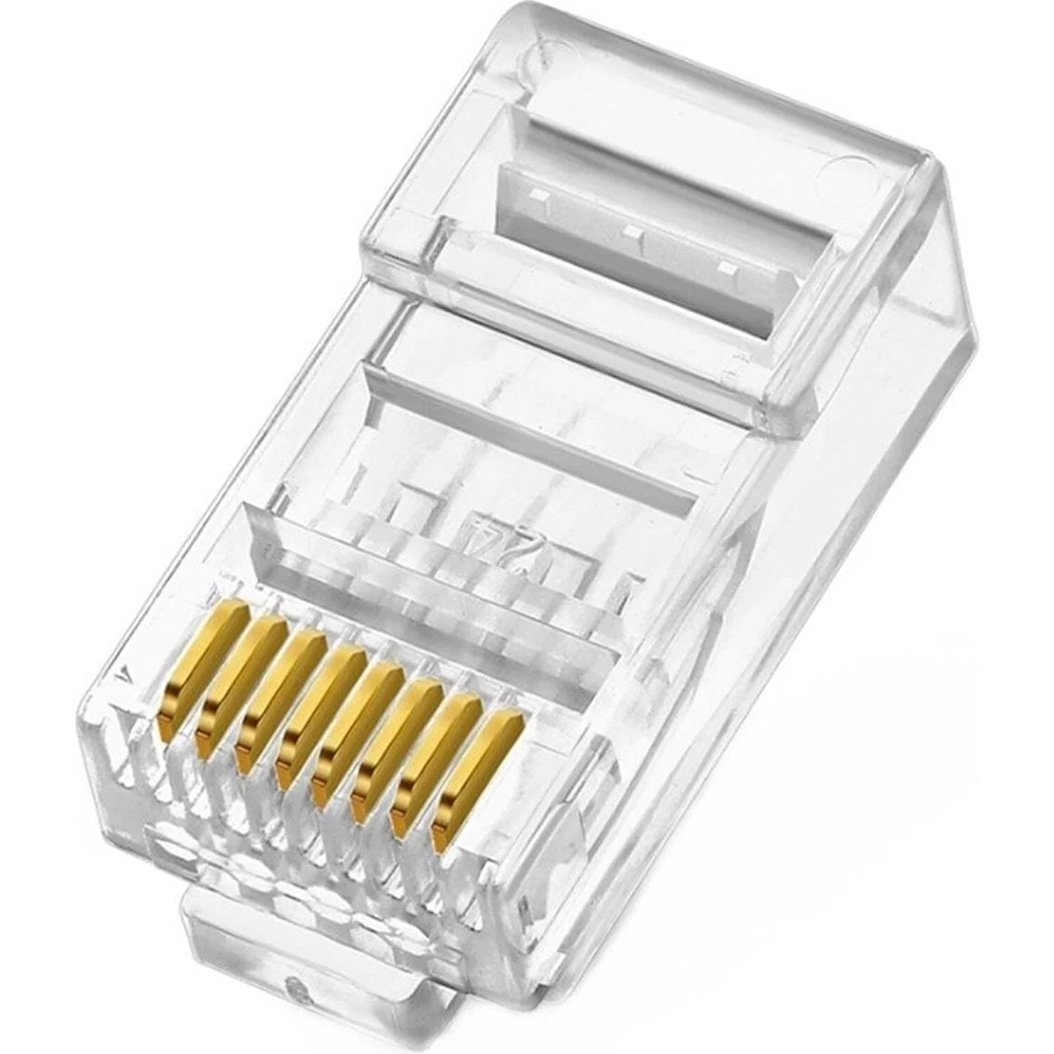 Wellbox 8P8C CAT 6 RJ45 Plastik Konnektör Ethernet Kablosu Fişi