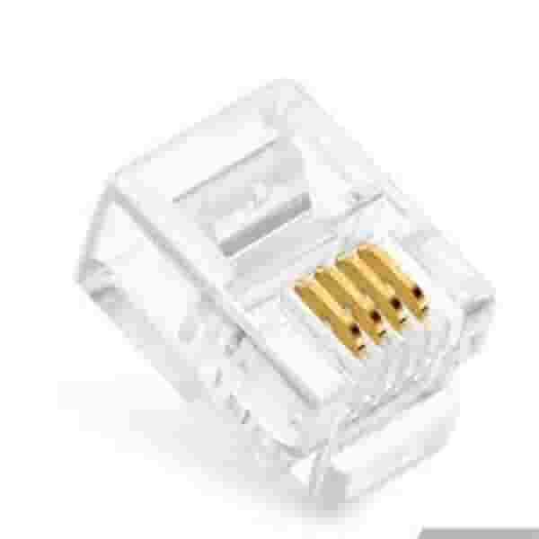 6P/2C CAT 3 PLUG(RJ11)