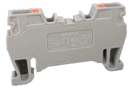 Onka OPK-2.5 Yay Baskılı Klemens Gri