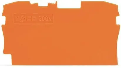 Wago 2004-12xx için Sonlandırma Plakası Turuncu