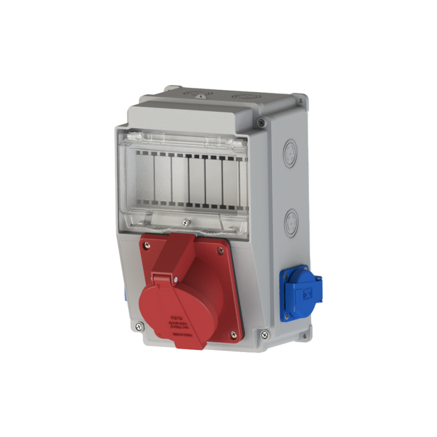 Nead Kombinasyon Kutusu 5X16A 1 Adet Ön+1x16A 2 Adet Yan NEAD 5027
