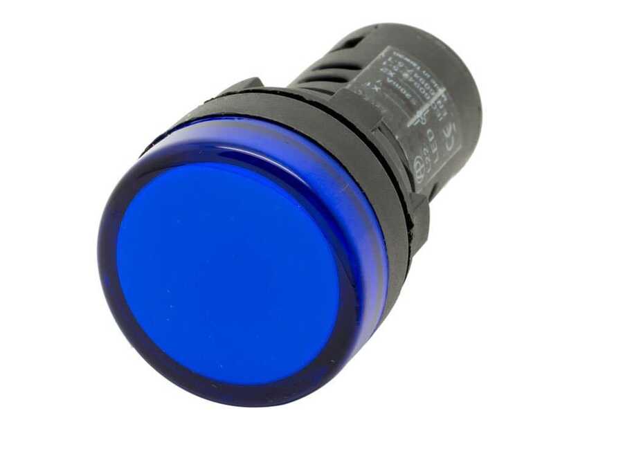 Gwest Q22 Ledli Sinyal Lambası 220v Mavi