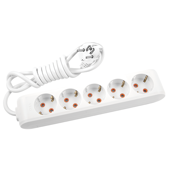 Viko Multi-Let Beşli Grup Priz Topraklı 2 Metre Beyaz (Çocuk Korumalı) 90113502