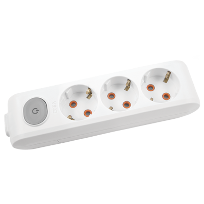 Viko Multi-Let Üçlü Grup Priz Anahtarlı Topraklı Klemensli Beyaz (Çocuk Korumalı) 90117300