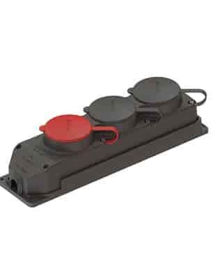 NEAD 3X25 A TRİ+1X16 MN 2 Lİ KAUÇUK PRİZ