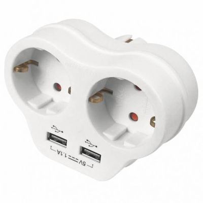 Viko İKİLİ TOPRAKLI VE USB ÇIKIŞLI FİŞ/PRİZ (1A) VK 90301814
