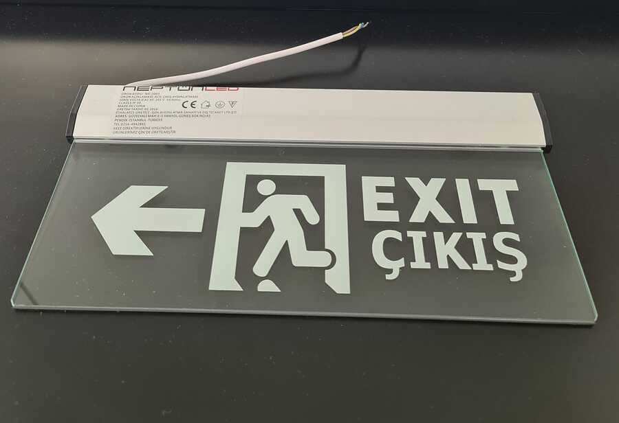 Neptün Camlı Exit Armatür Sağ Sol