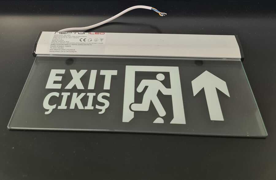Neptün Camlı Exit Armatür Yukarı