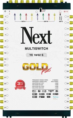 Next 10 Giriş 32 Çıkış Hybrid Multiswtich