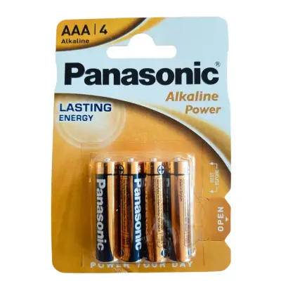 Panasonic AAA Alkalin Power İnce Pil 4'lü