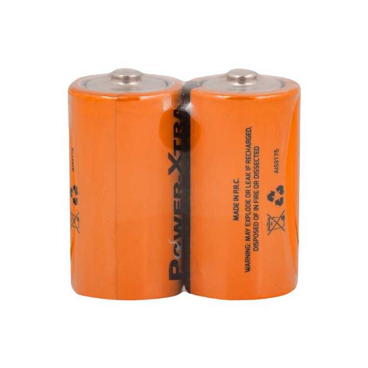 Power-Xtra R14/C Size Zinc Manganez Pil - 2li Paket Shrink