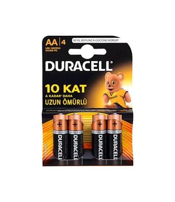 Duracell AA Kalem Pil 4lü